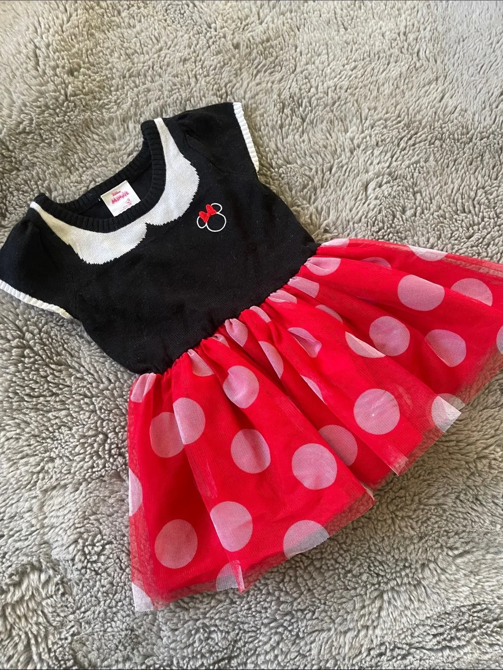 Disney Minnie Mouse Red Costume Dress Sz 18M